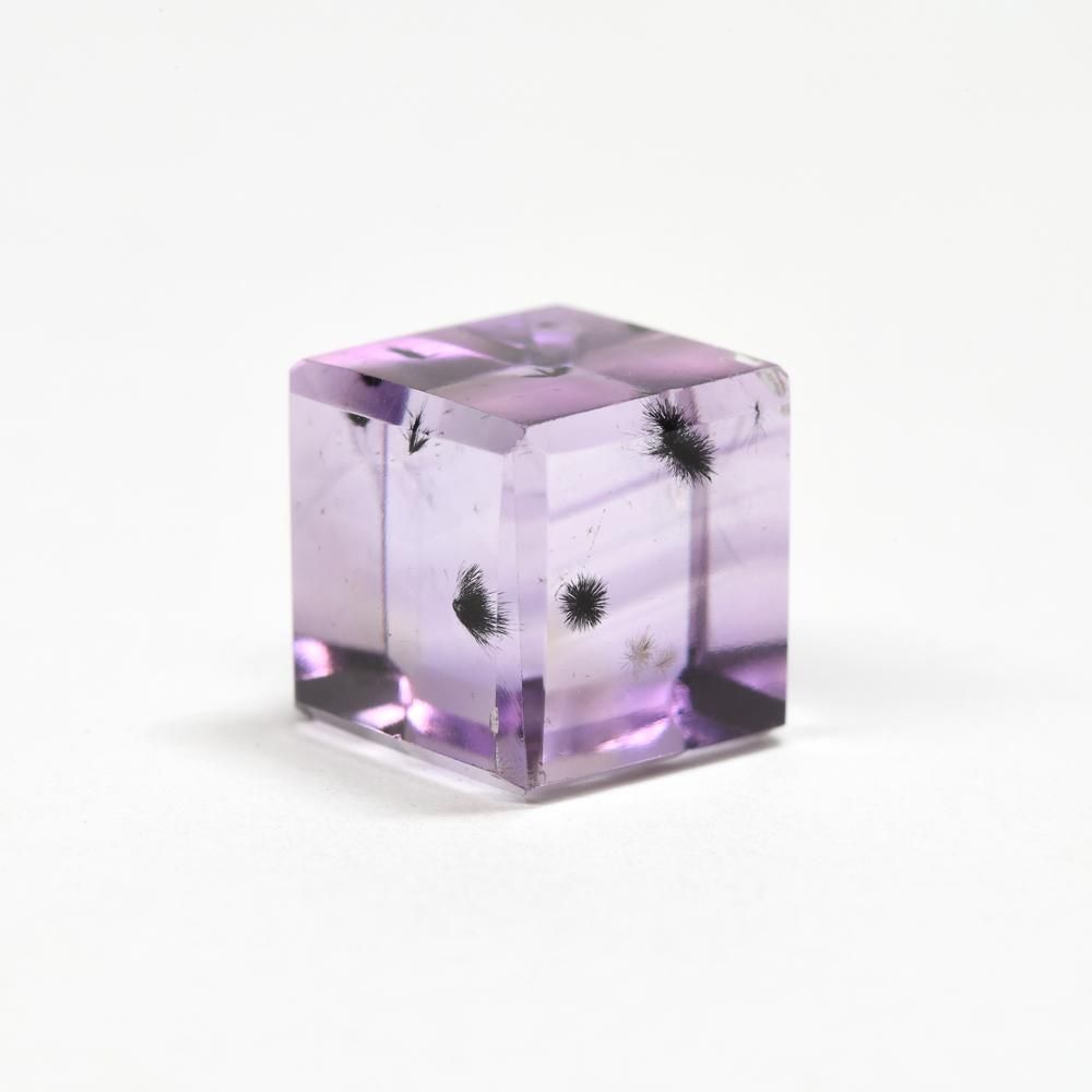 値下げ‼️639 ロマネサイトインアメジスト ツインポイント 200×67.5 超レア希少石☆ロマネサイトインアメジスト・ロマネサイトイン