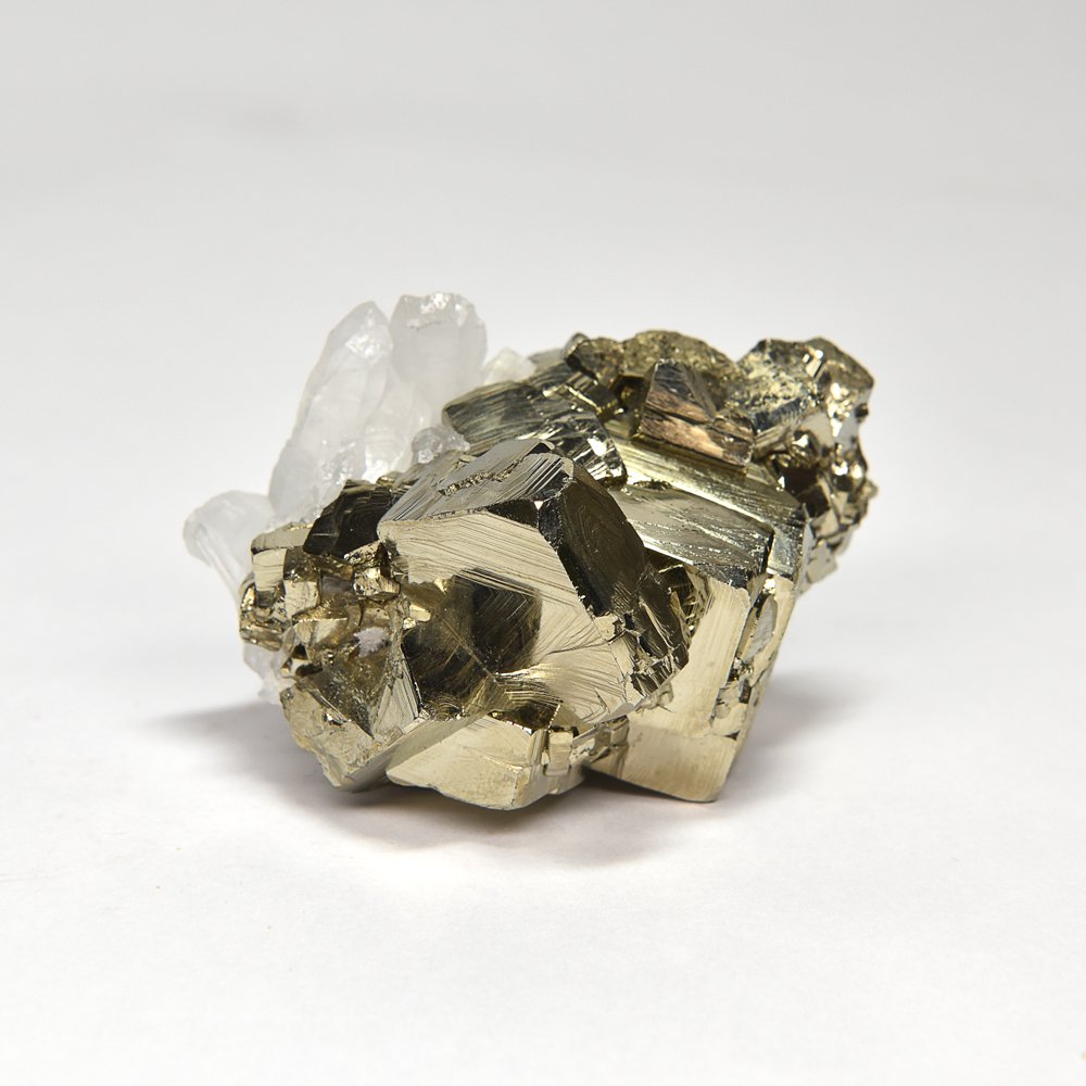 パイライト（水晶共生鉱） 原石 44x54x35mm #NH112 - プレミアム天然石 
