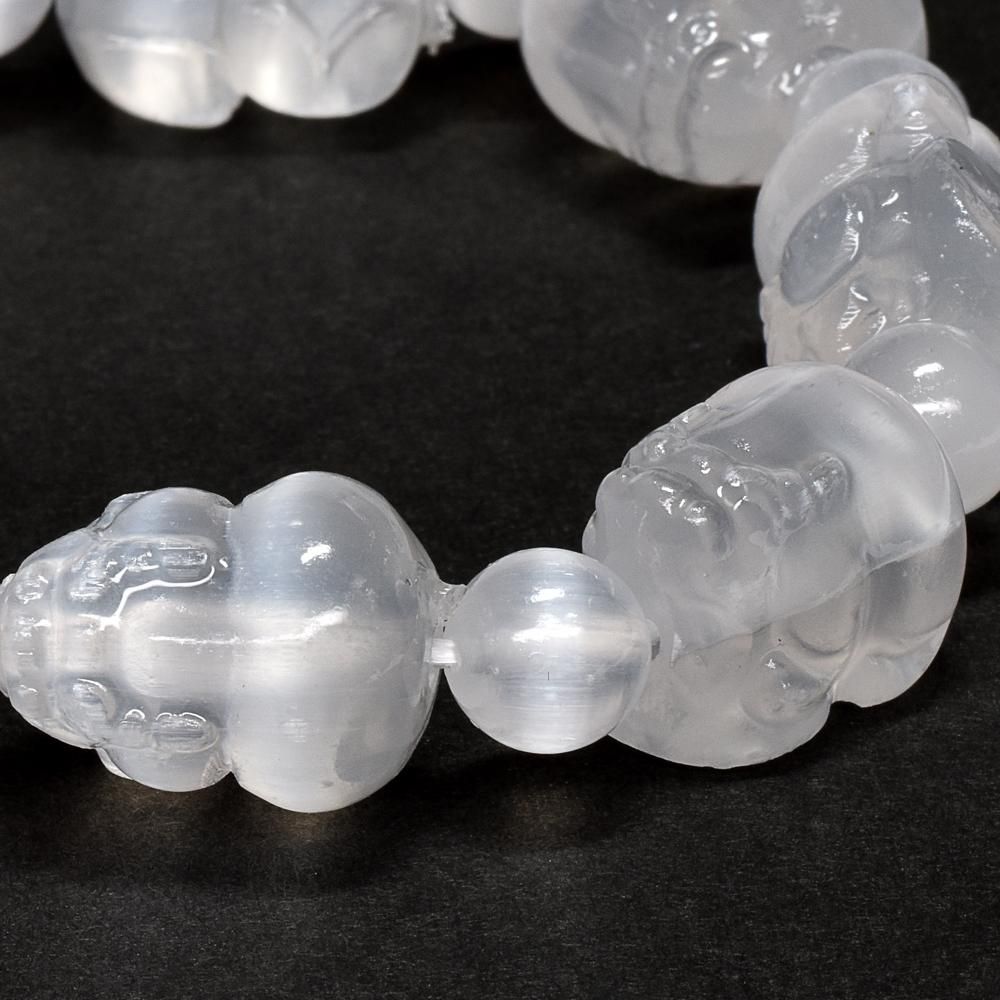 キャッツアイセレナイト 貔貅 ブレスレット 14mm #NL036