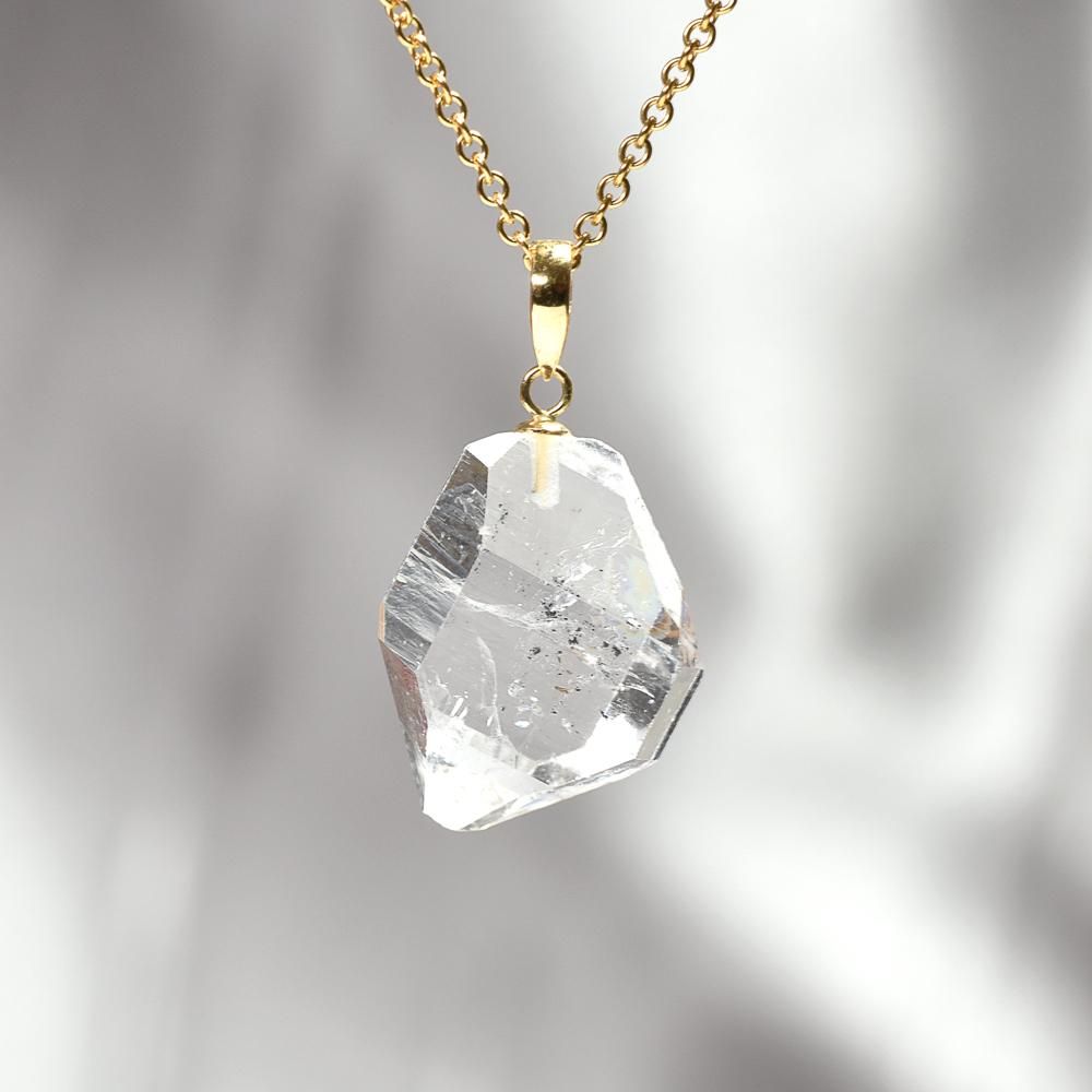 天然プレーナイト ダイヤ ペンダントトップ10.6ct k18 ¥ - ネックレス