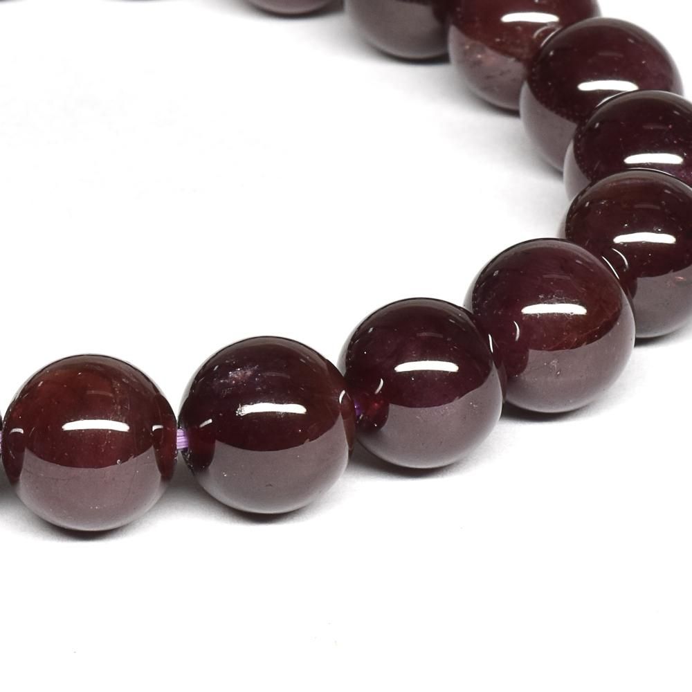 ルビーとスター入りガーネットのブレスレット 恋に人生に成功へ導く・・・贅沢たっぷりスタールビー