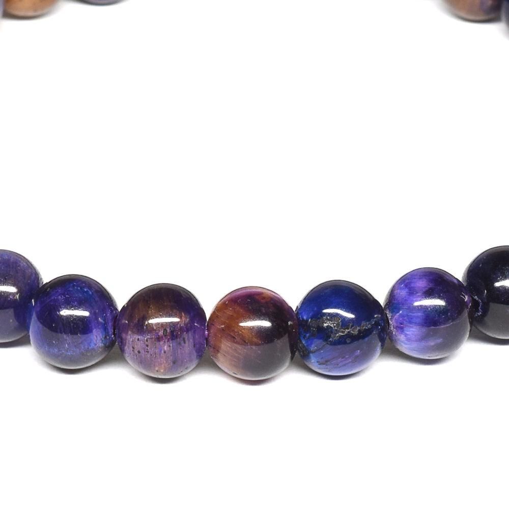 定番][人気]ギャラクシータイガーアイ ブレスレット 6mm #T6406