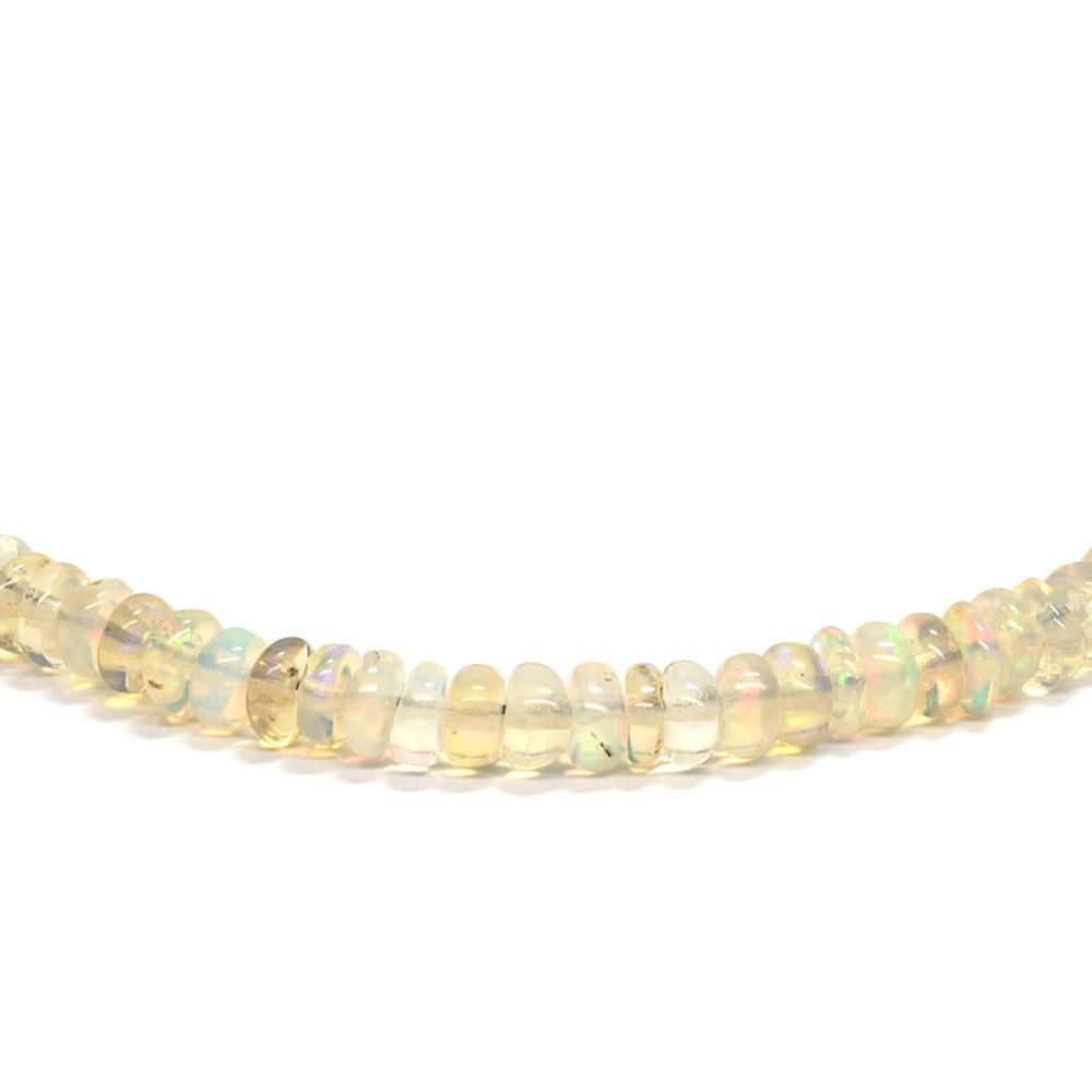 エチオピア産 プレシャスオパール ブレスレット 3mm (パーツ