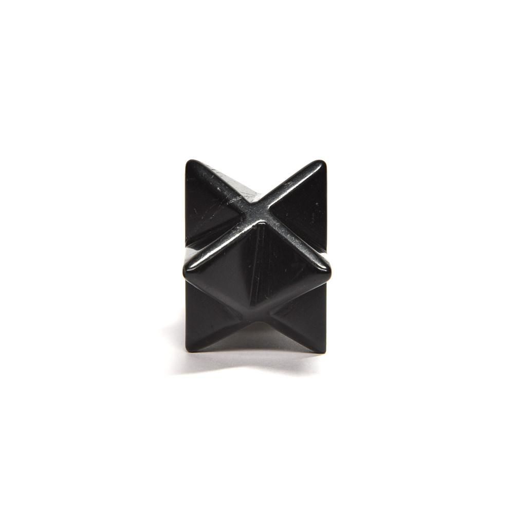 シュンガイト「マカバスター」置物 34x35x25mm #PD007