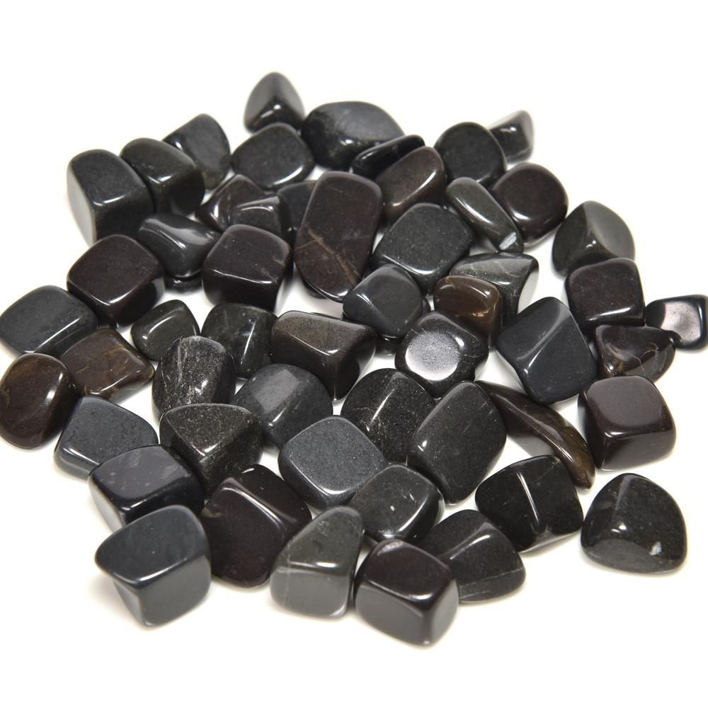 日本の石] 那智黒石 さざれ 100g #PD065 - プレミアム天然石専門