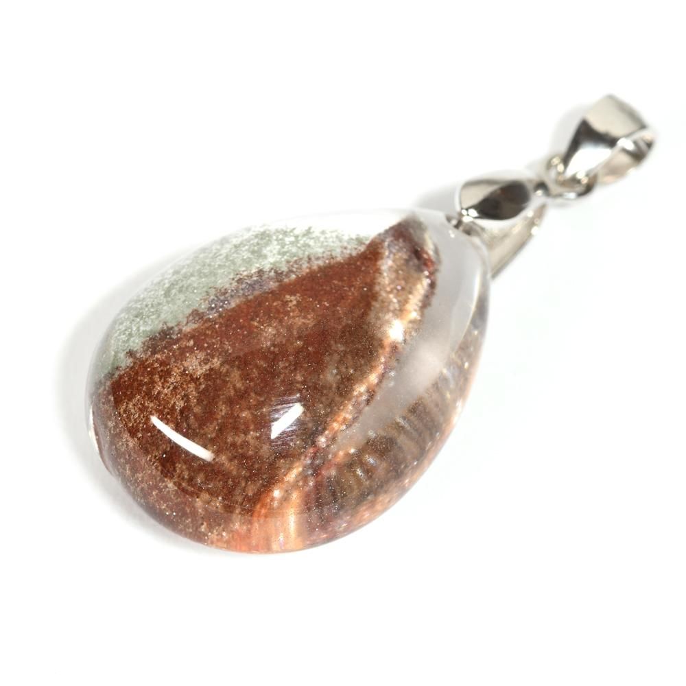 ガーデンクォーツ ペンダントトップ 22x16.7x10mm #PG048