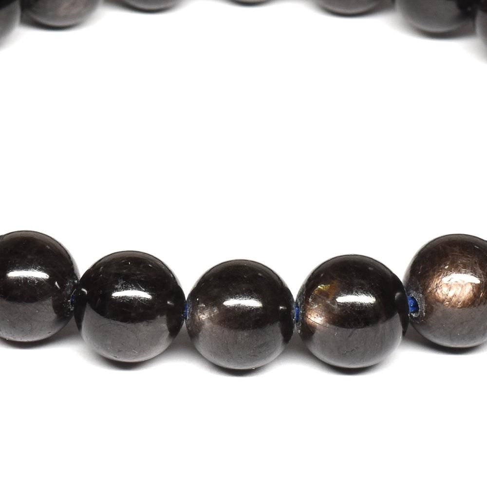 ブラックシーンサファイア ブレスレット 8.5mm #PE112