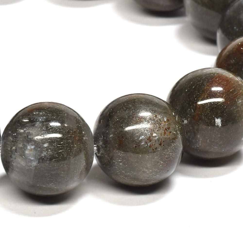 鑑別書付] サゲニティックカルサイト ブレスレット 14mm #PC114