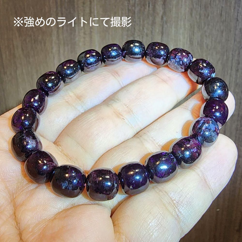 スギライト＊俵型＊　天然石ブレスレット スギライト 俵型 ブレスレット 9.5mm #PG119 - プレミアム天然石
