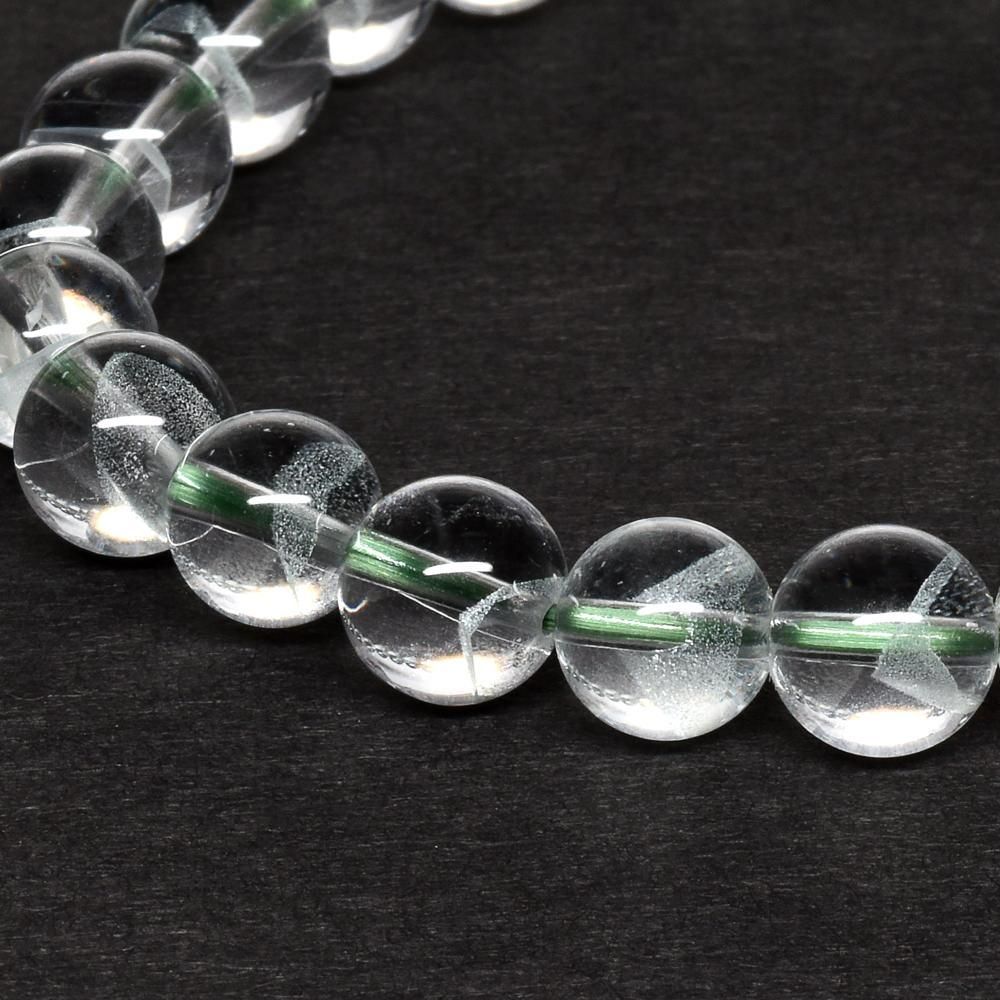 天然石　グリーンファントムクォーツ　ブレスレット　ブレス グリーンファントムクォーツ ブレスレット 7.5mm #PH035