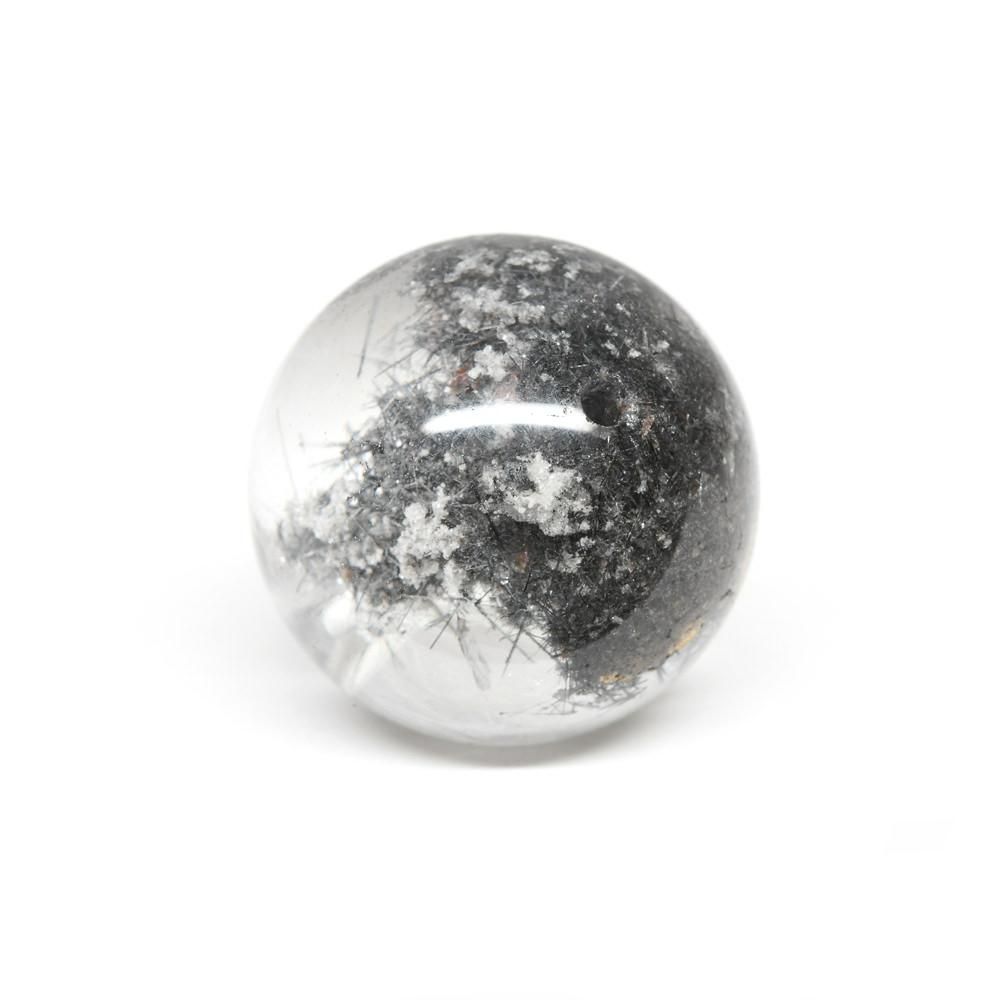 ☆天然サファイア☆クォーツインクォーツ鑑別書付☆ 鑑別書付]トルマリン・イン・クォーツ (マイカ,フェルドスパー