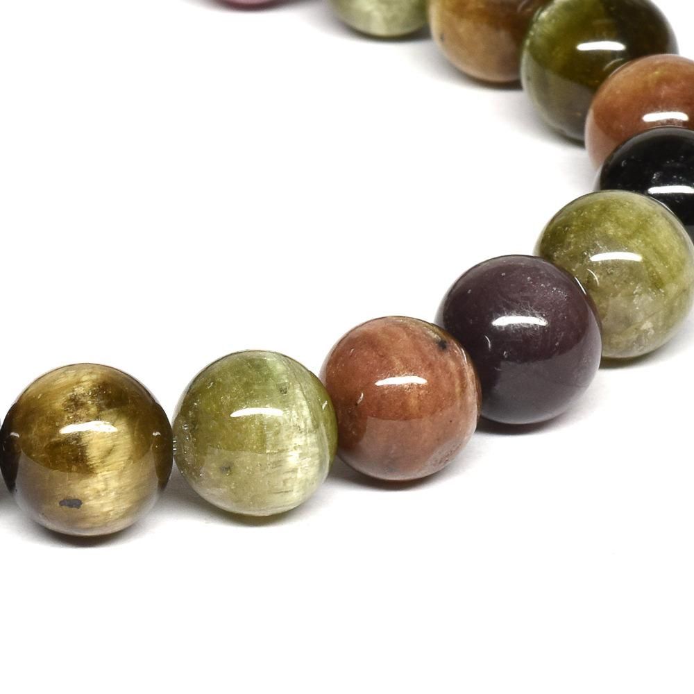 マルチカラートルマリンキャッツアイ ブレスレット 8.5mm #PK524