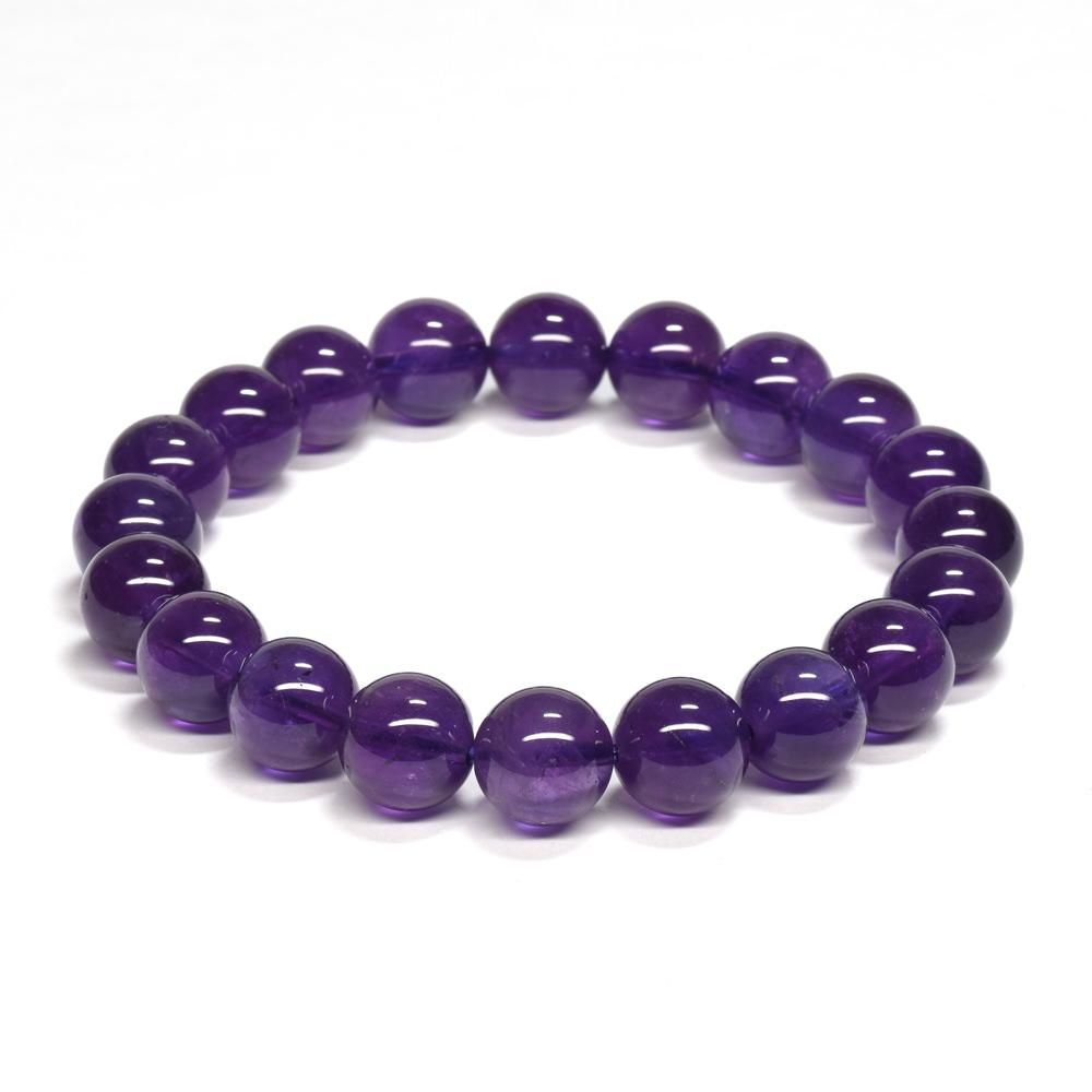 高品質　アメジスト　9mm　天然石　ブレスレット 楽天市場】【限定1点モノ】5A エレスチャル アメジスト 9mm