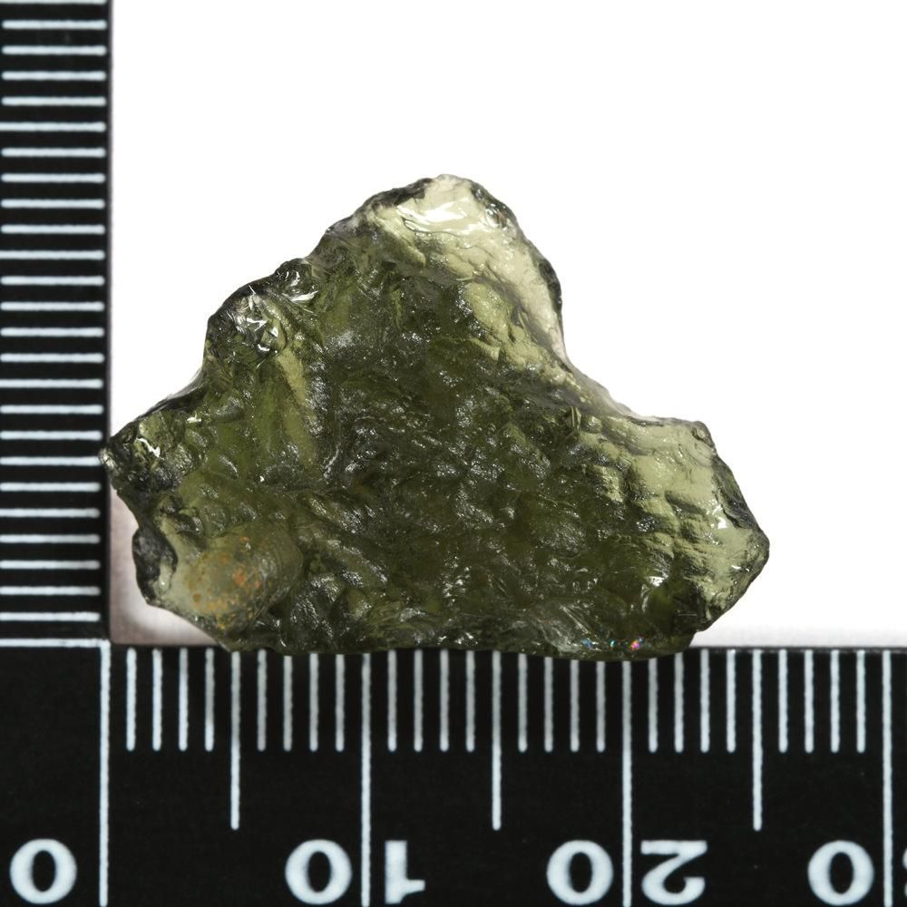 モルダバイト 原石 ルース 17.79ct #PJ129 - プレミアム天然石