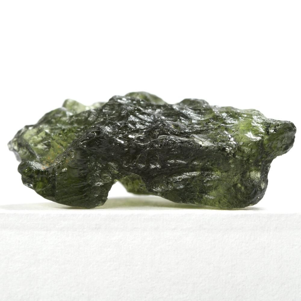 ★(黒狗皐羅！)モルダバイト 原石ビーズ 22×14×9.5ミリ②(SA) モルダバイト 原石 – 新宿 銀の蔵