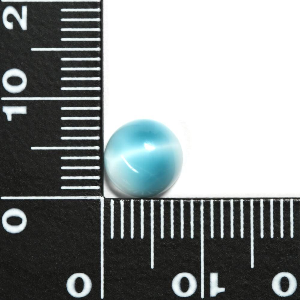 【国内発送】ラリマー ルース カボション lari046 天然石 ラリマー ラウンド・カボション ルース 2.16ct #PK608