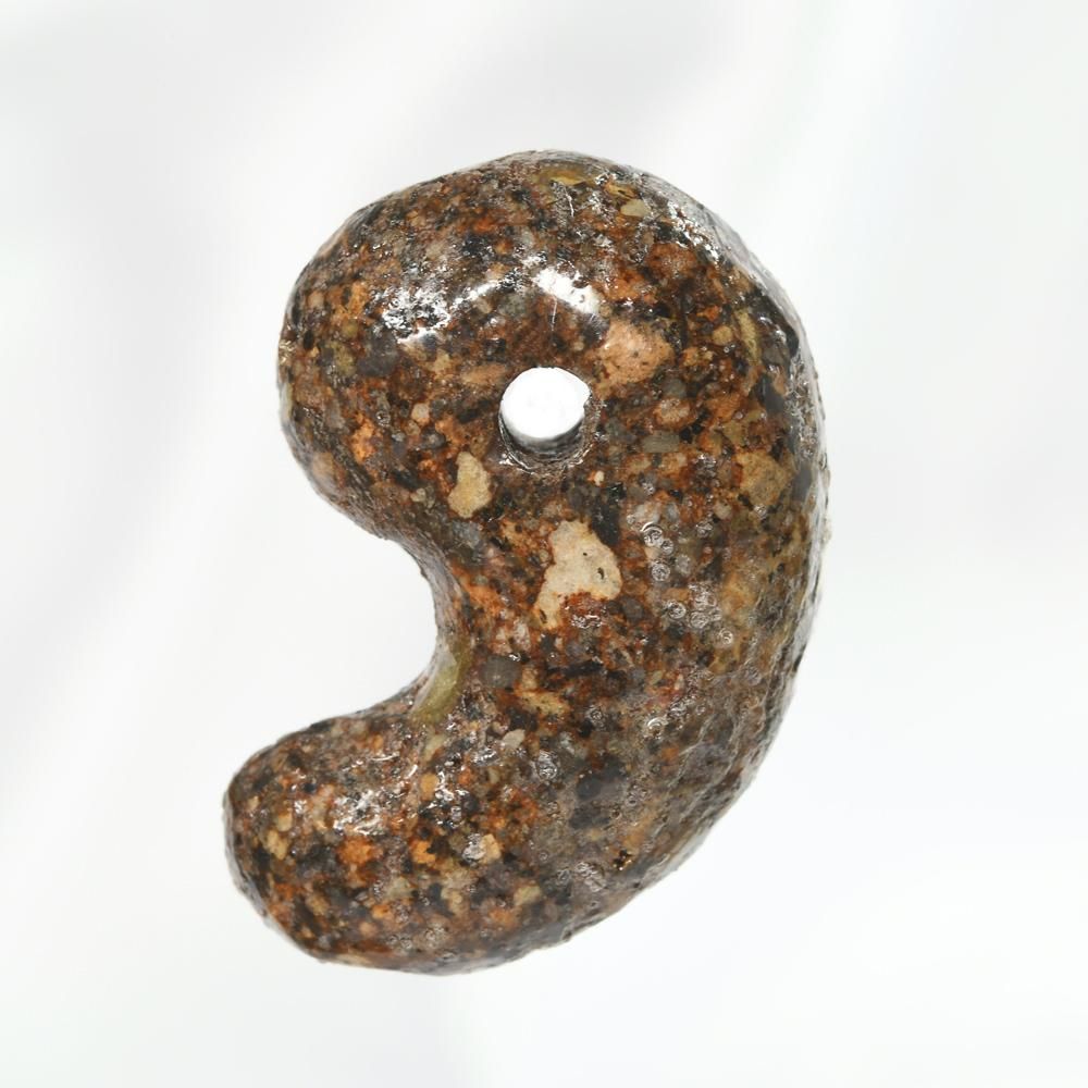 当店在庫してます！ 日本の石] 北海道産 ブラックシリカ ブレスレット 14mm #NK016 ブレスレット・バングル