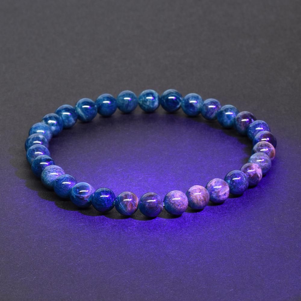 希少] マトリクス・ラズライト ブレスレット 6mm #NK169 - プレミアム