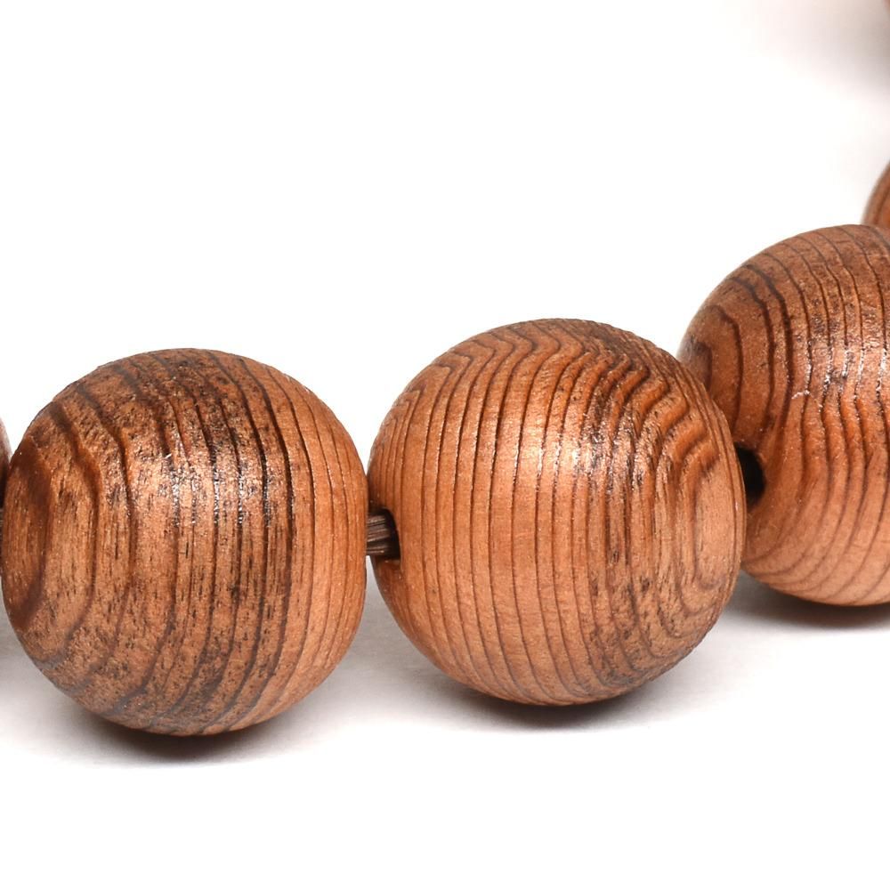 伊勢御山杉ブレスレット12ミリ玉 伊勢神宮 お守り パワーストーン 杉 数珠 ブレスレット 12mm