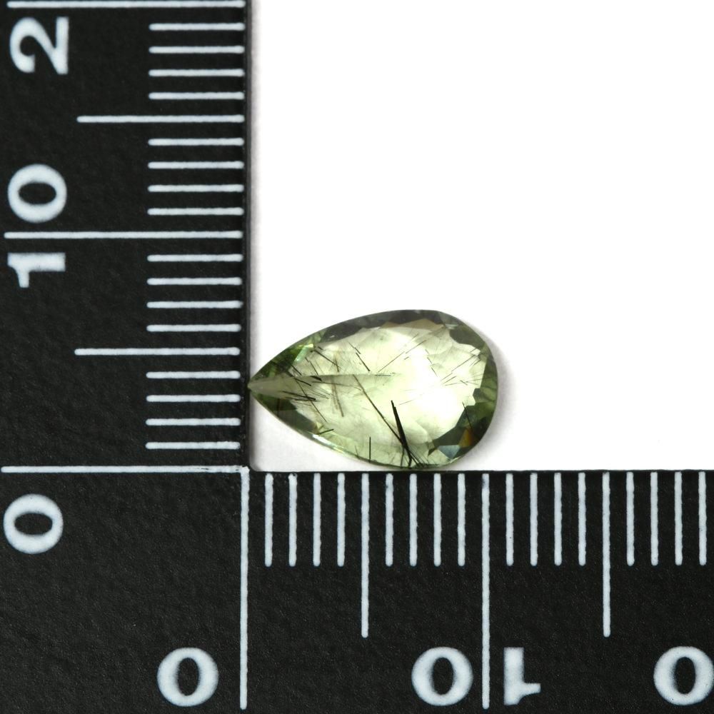 鑑別書付]ルドウィジャイト・イン・ペリドット ルース 1.9ct