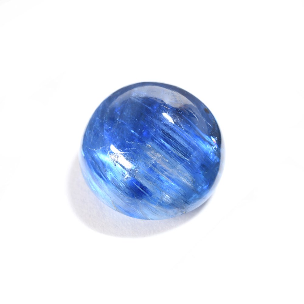 カイヤナイト ラウンド・カボション ルース 35.4ct #PK344 ...