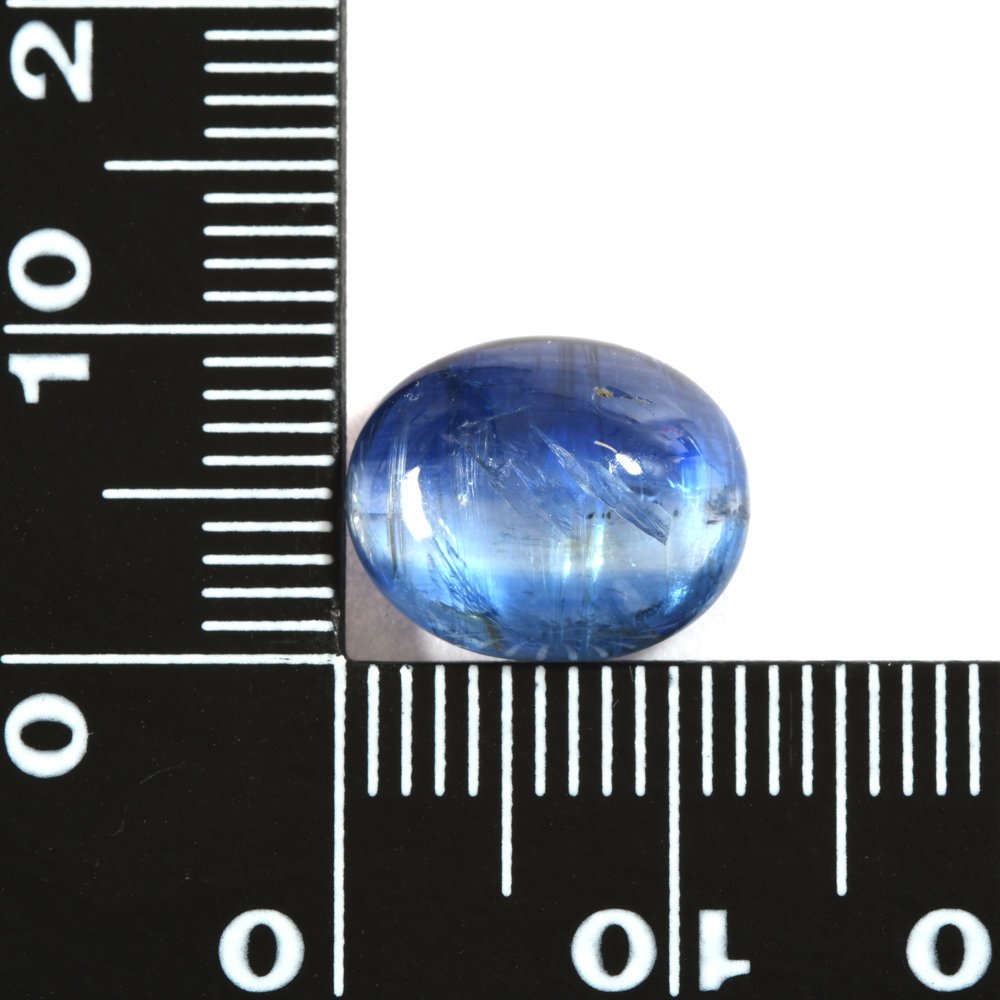 カイヤナイト オーバル・カボション ルース 29.5ct #PK355 [12