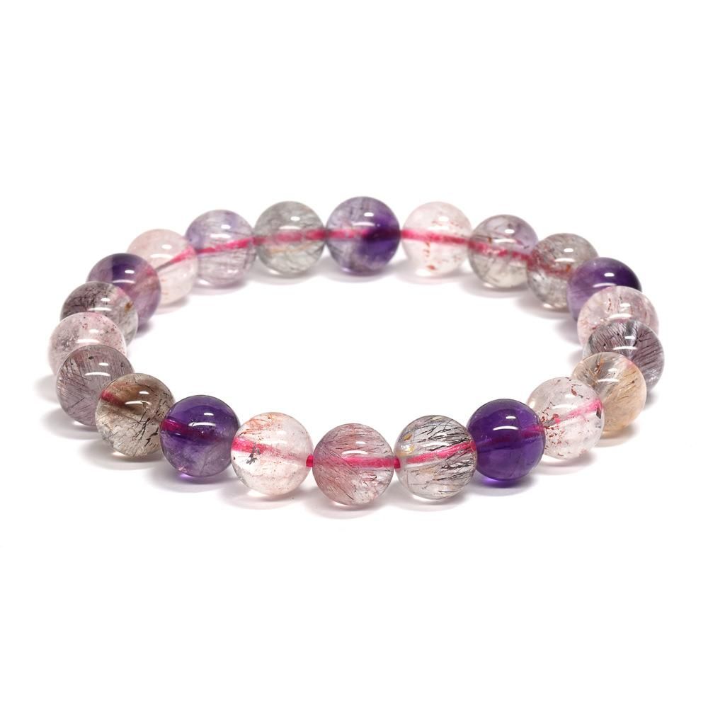 天然石　スーパーセブン　レピド　ブレス　ブレスレット 天然石 スーパーセブン ブレスレット 7.8mm ブレスレット アイ