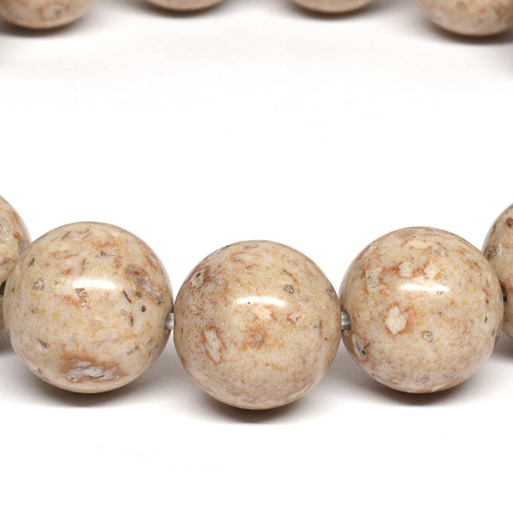 日本の石　姫川薬石　ピンク系　天然石ブレスレット② 日本銘石協会 正規代理店 火成岩 虎石 治療 ラジウム トリウム<br>