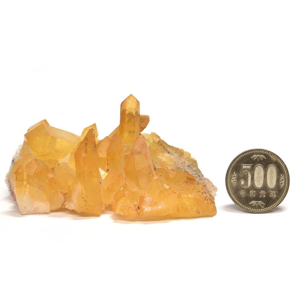 ゴールデンヒーラークォーツ　クラスター ヒマラヤ、ゴールデンヒーラークラスターGolden healer cluster