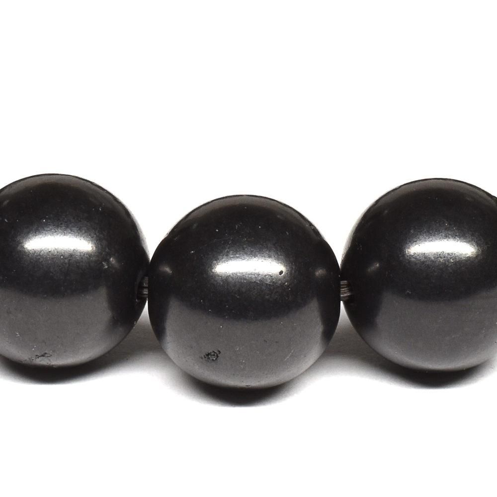 シュンガイト ブレスレット 12mm #QC017 - プレミアム天然石専門店