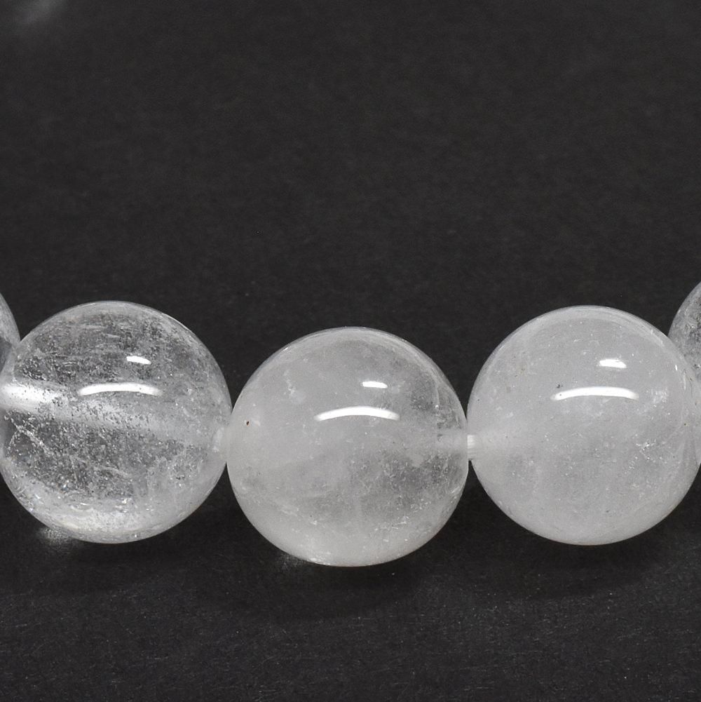 ヒマラヤン水晶&ルチルクォーツ天然石ブレスレット　12mm大玉　希少 ガネッシュヒマール産ヒマラヤ水晶『12mmアップ』ブレスレットを