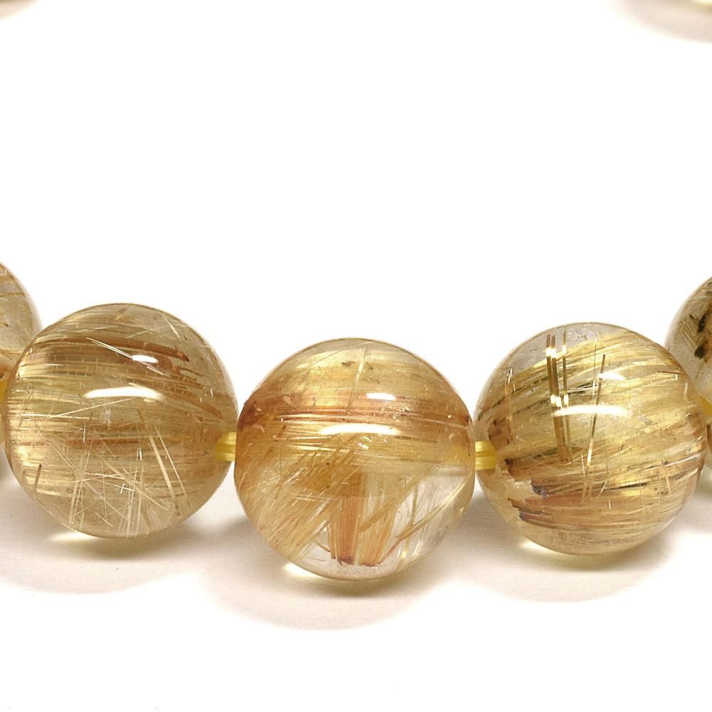 ルチルクォーツ11.5mm.16cm ルチルクォーツ11.5mm.16cm