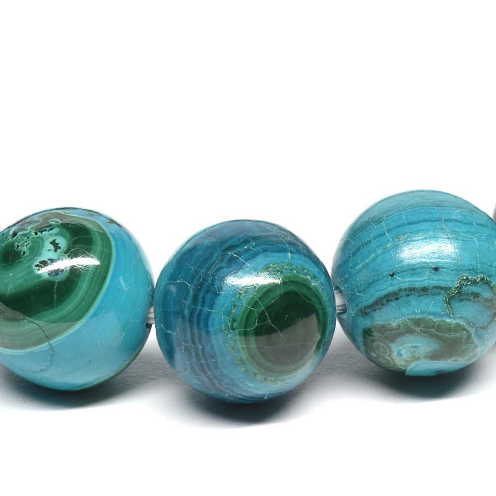 クリソコラ ブレスレット 10mm 18cm～19cm M～LL サイズ