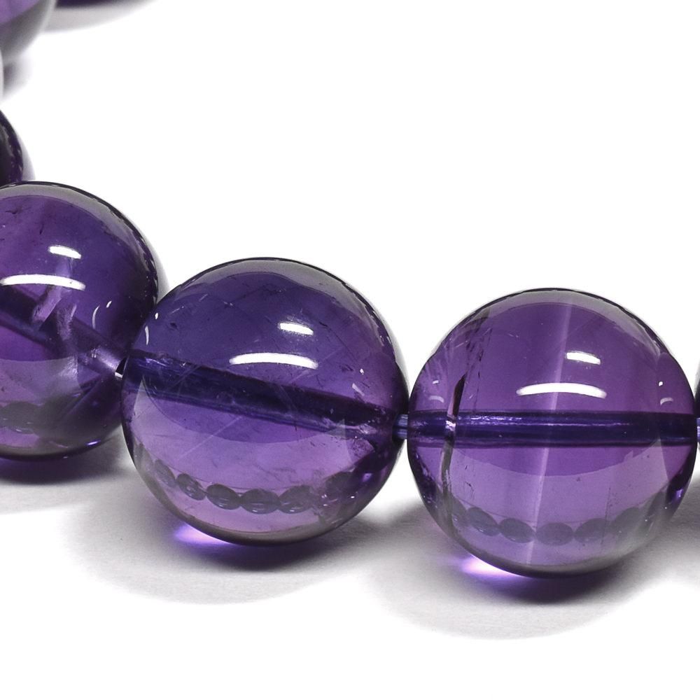 高品質] アメジスト ブレスレット 13mm #QE005 - プレミアム
