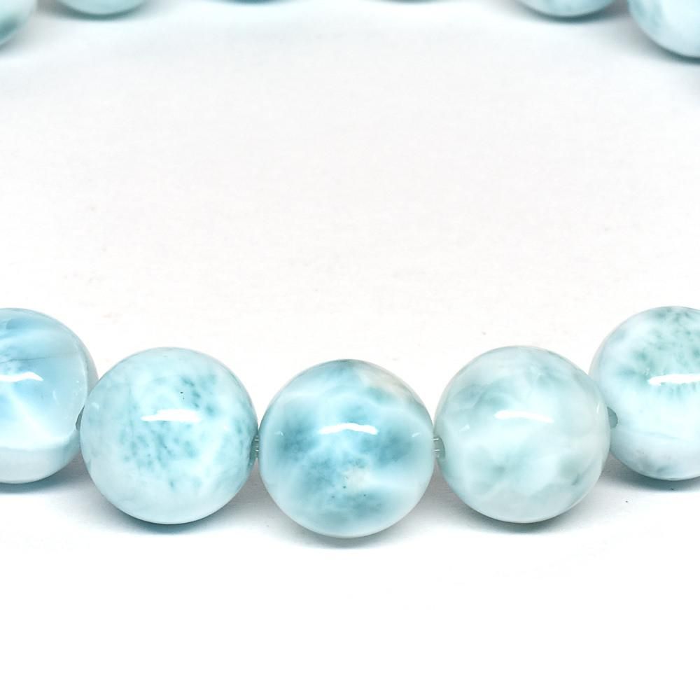 ラリマー ブレスレット 9mm #QE071 - プレミアム天然石専門店