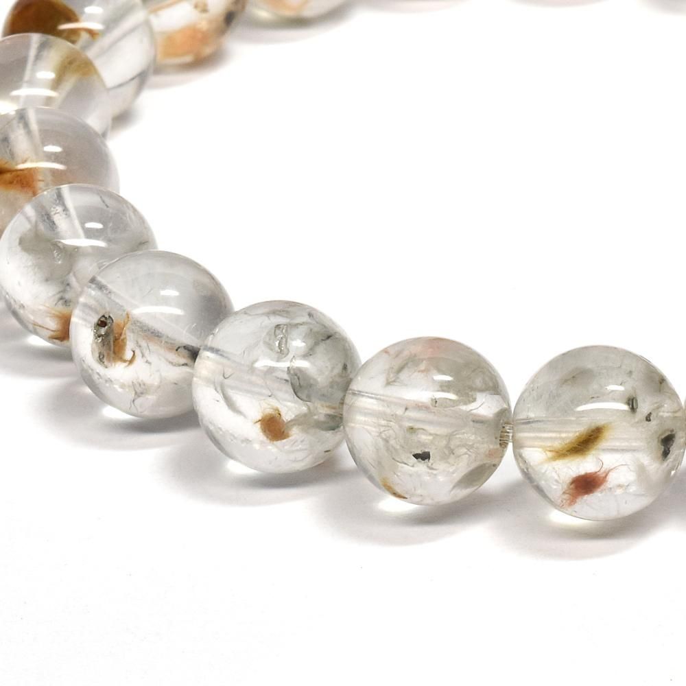 ゲーサイトインクォーツ　ブレス ブルーゲーサイトインクォーツ 11.5㎜のブレスレット | うさぎ屋