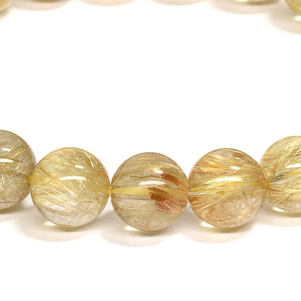 ゴールドルチル　9mm　天然石　ブレスレット 楽天市場】ゴールドルチルクォーツ ルチルクォーツ ブレスレット