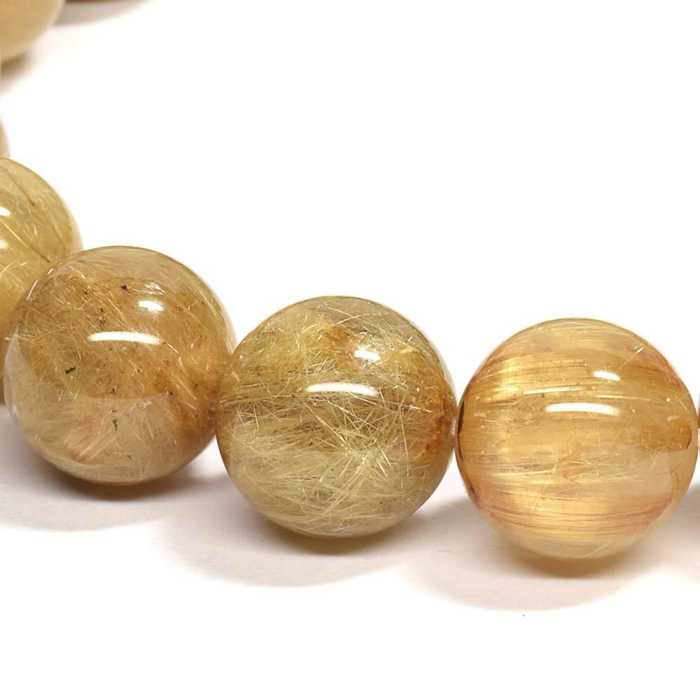 カット　ルチルブレス 楽天市場】シルバールチル ブレスレット 11.5mm 19cm メンズL