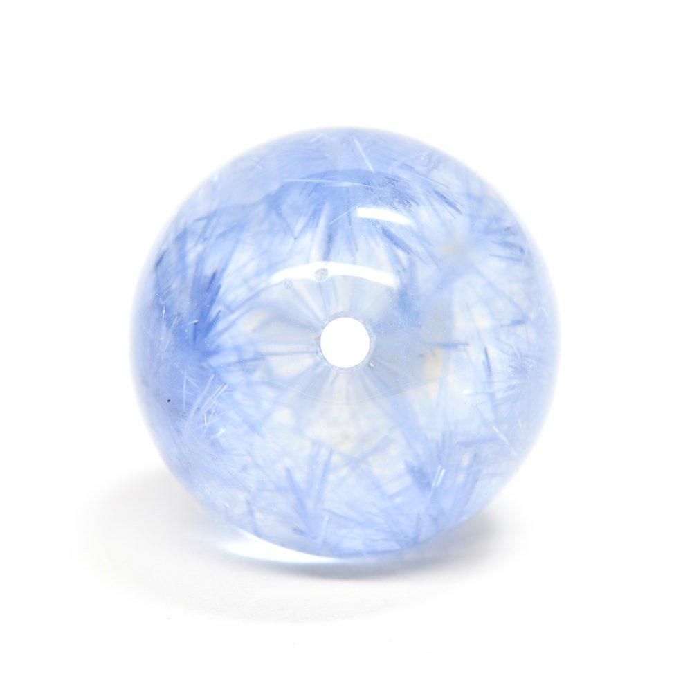 ★(A.O.F！)リッチデュモルチェライトinクォーツ 12ミリ珠ビーズ② ☆(A.O.F！)リッチデュモルチェライトinクォーツ 12ミリ珠ビーズ