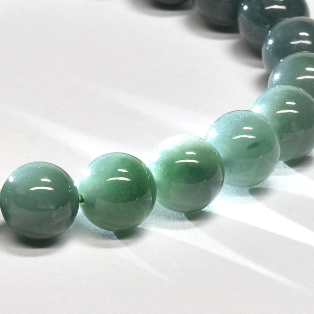 グアテマラ産　翡翠　ブレスレット グアテマラ産 翡翠 ブレスレット 8.5mm #QH178 - プレミアム