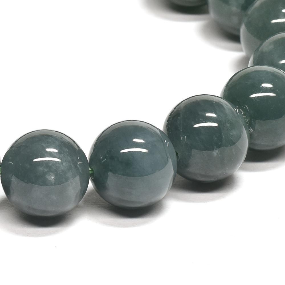 グアテマラ産 翡翠 ブレスレット 10.5mm #QH183 - プレミアム