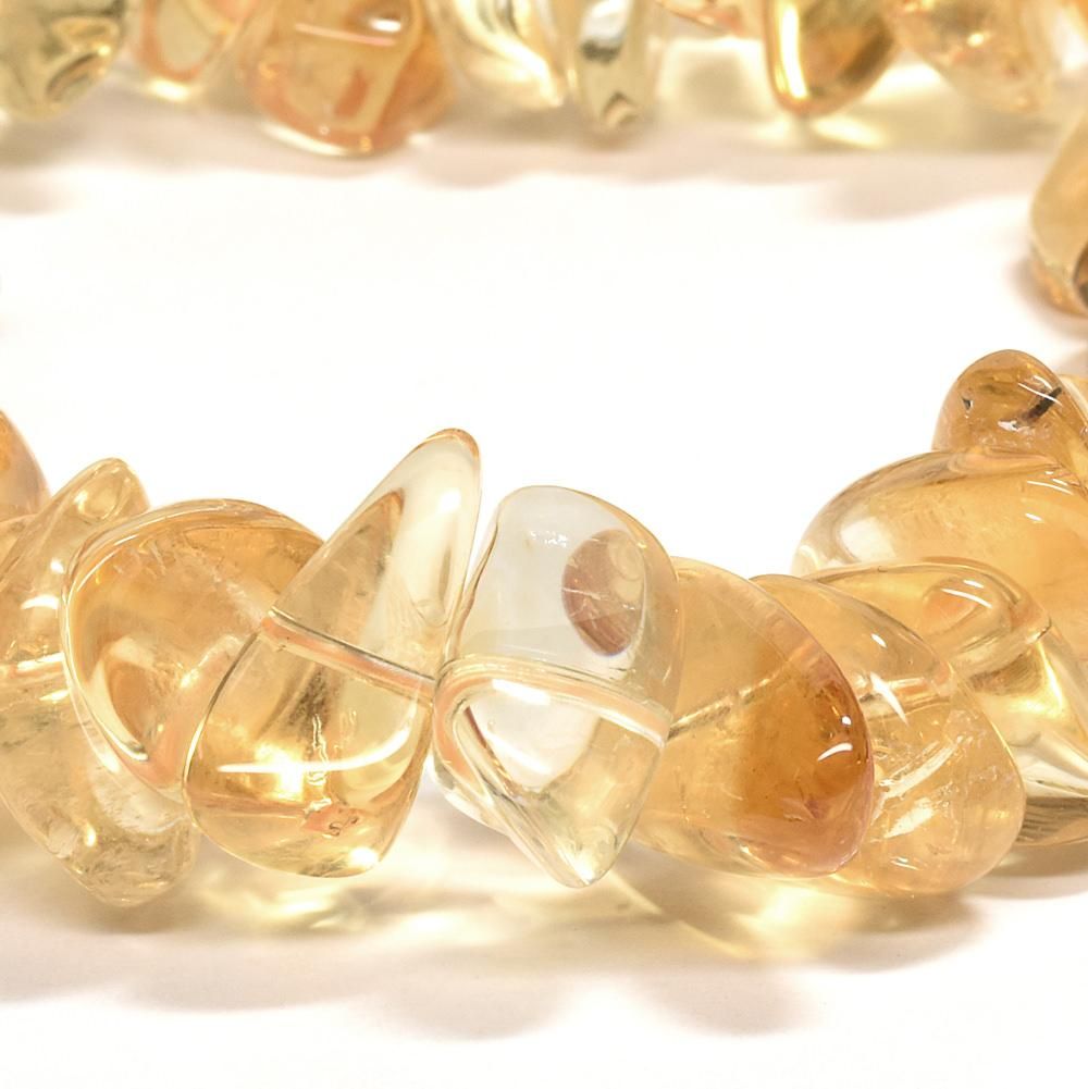 ★ひよこくん様★ 非加熱シトリン　カコクセナイト入り　ブレスレット カコクセナイト インクォーツ ブレスレット9mm[T628-3812]