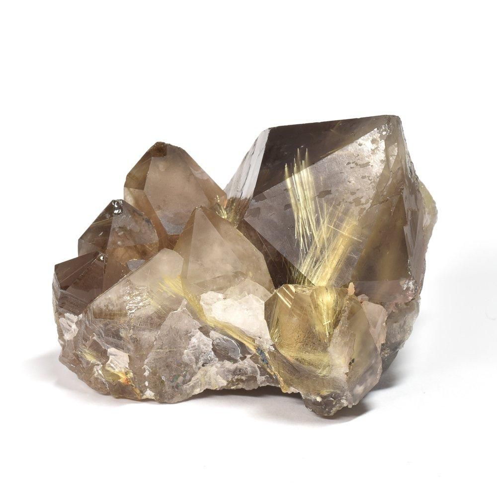 天然石ルチルクォーツ共生ファイアクォーツの原石　置物NO.031204 天然石ルチルクォーツ共生ファイアクォーツの原石 置物NO.031204