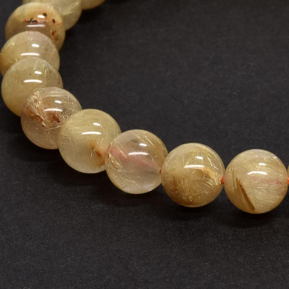 高品質　ルチルクォーツ　ブレスレット 高品質 ルチルクォーツ＆四神水晶 ブレスレット | ハワイ