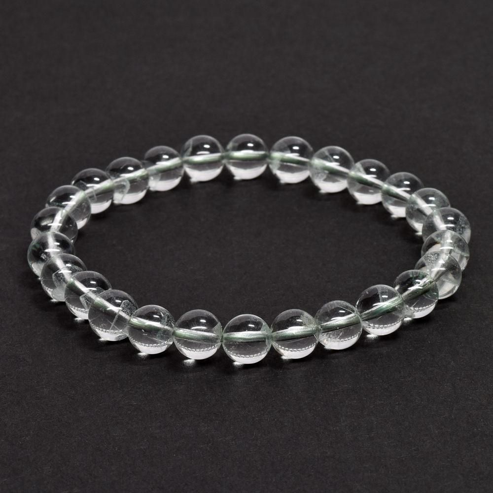 天然石　グリーンファントムクォーツ　ブレスレット　ブレス 楽天市場】グリーンファントム ブレスレット 7mm ファントム