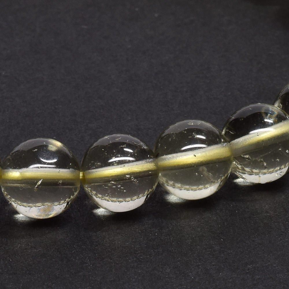 2024年のクリスマス 7mm ブレスレット リビアングラス #QK129 プレミアム天然石 - アクセサリー