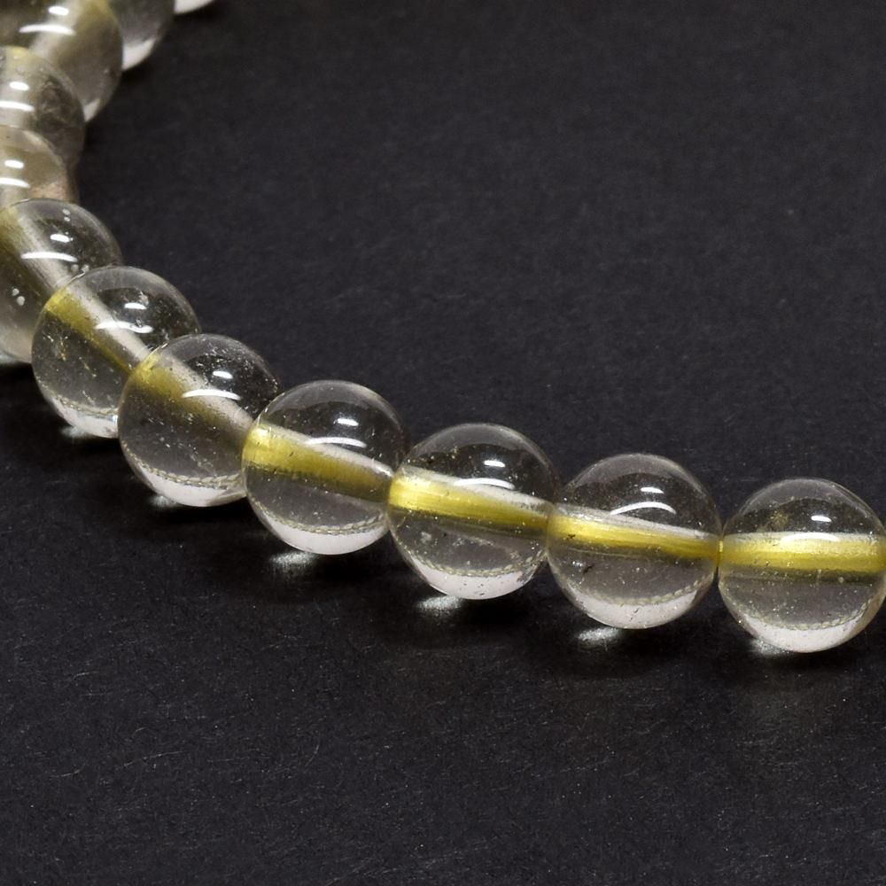 リビアングラス ブレスレット 6mm #QK312 - プレミアム天然石