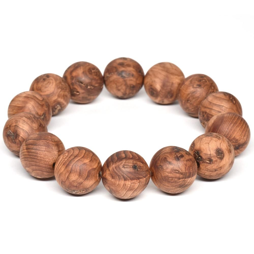 最高級屋久杉「泡瘤」ブレスレット 15.5mm #QK275 - プレミアム
