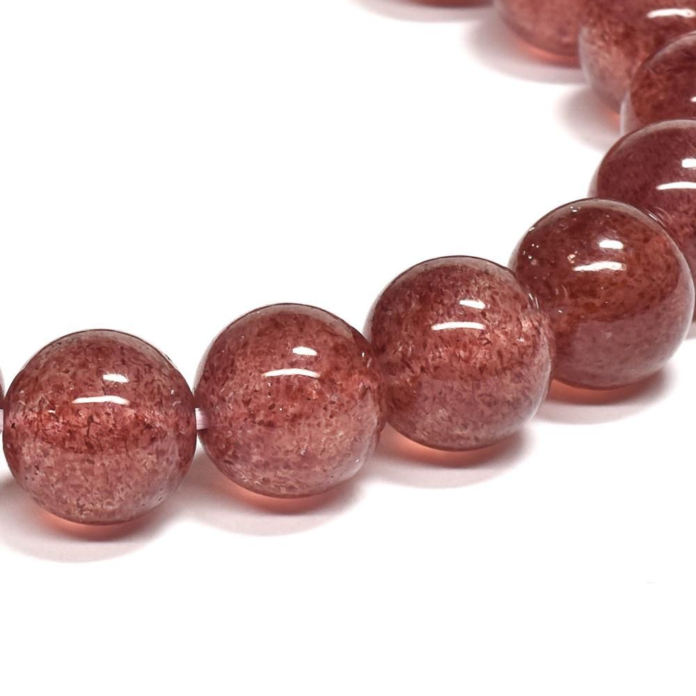 ピンクエピドート ブレスレット 9.5mm #QL161 - プレミアム