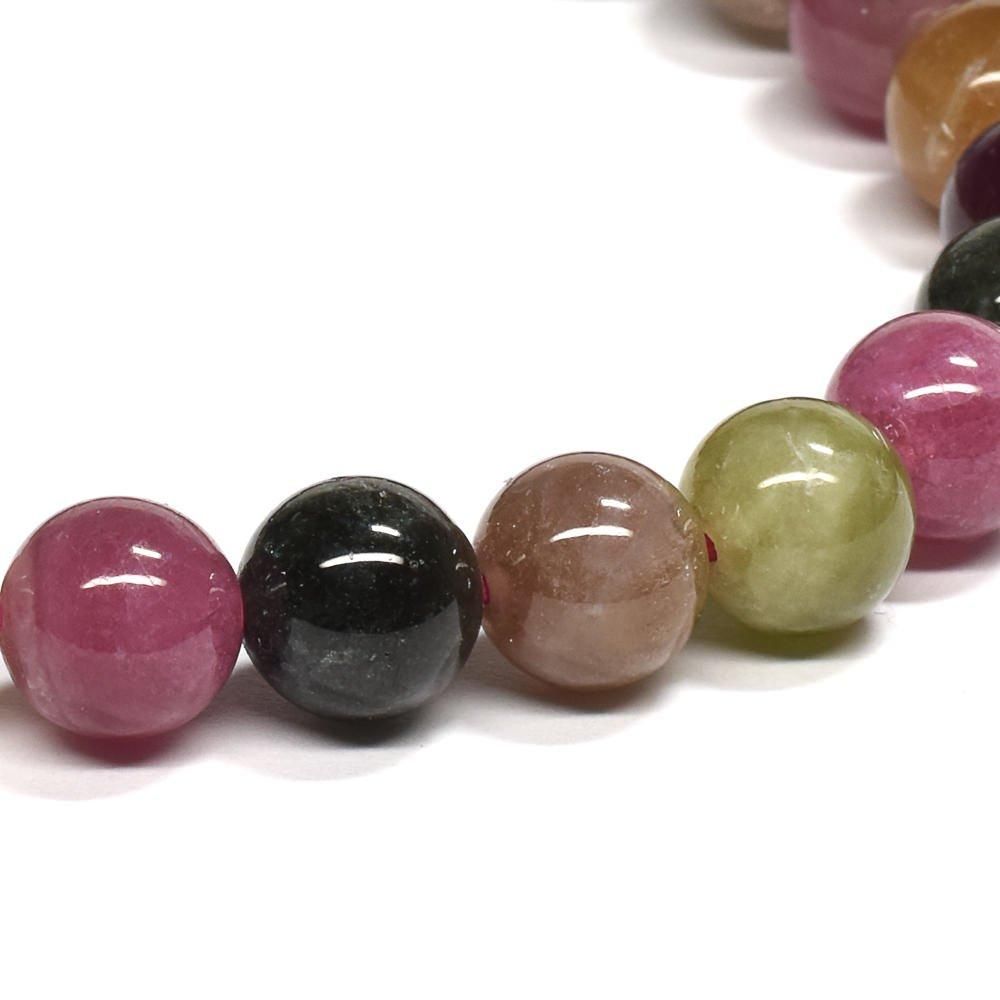専用★トルマリン ブレスレット ミックストルマリン ブレスレット 7mm #QM269 - プレミアム天然石専門
